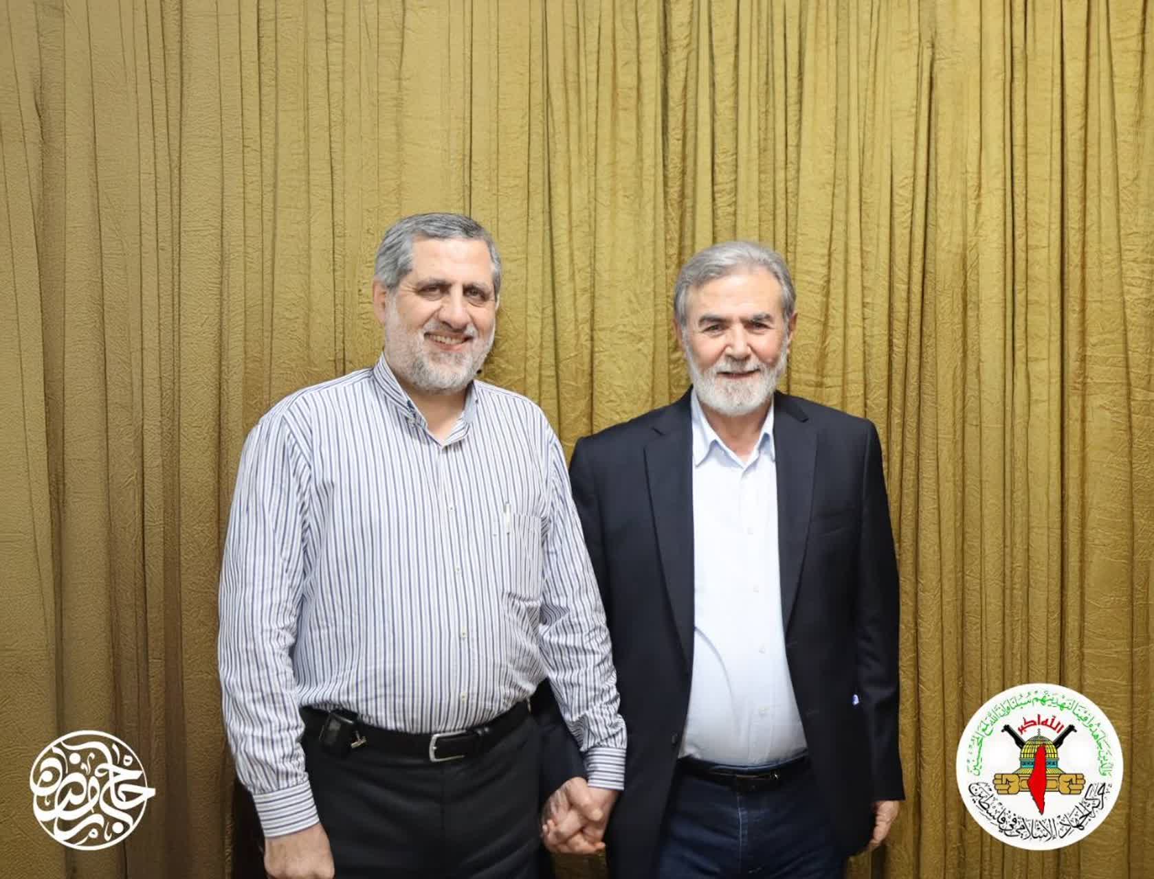 تصویر باکیفیت از شهید حاج سعید ایزدی و زیاد النخالة